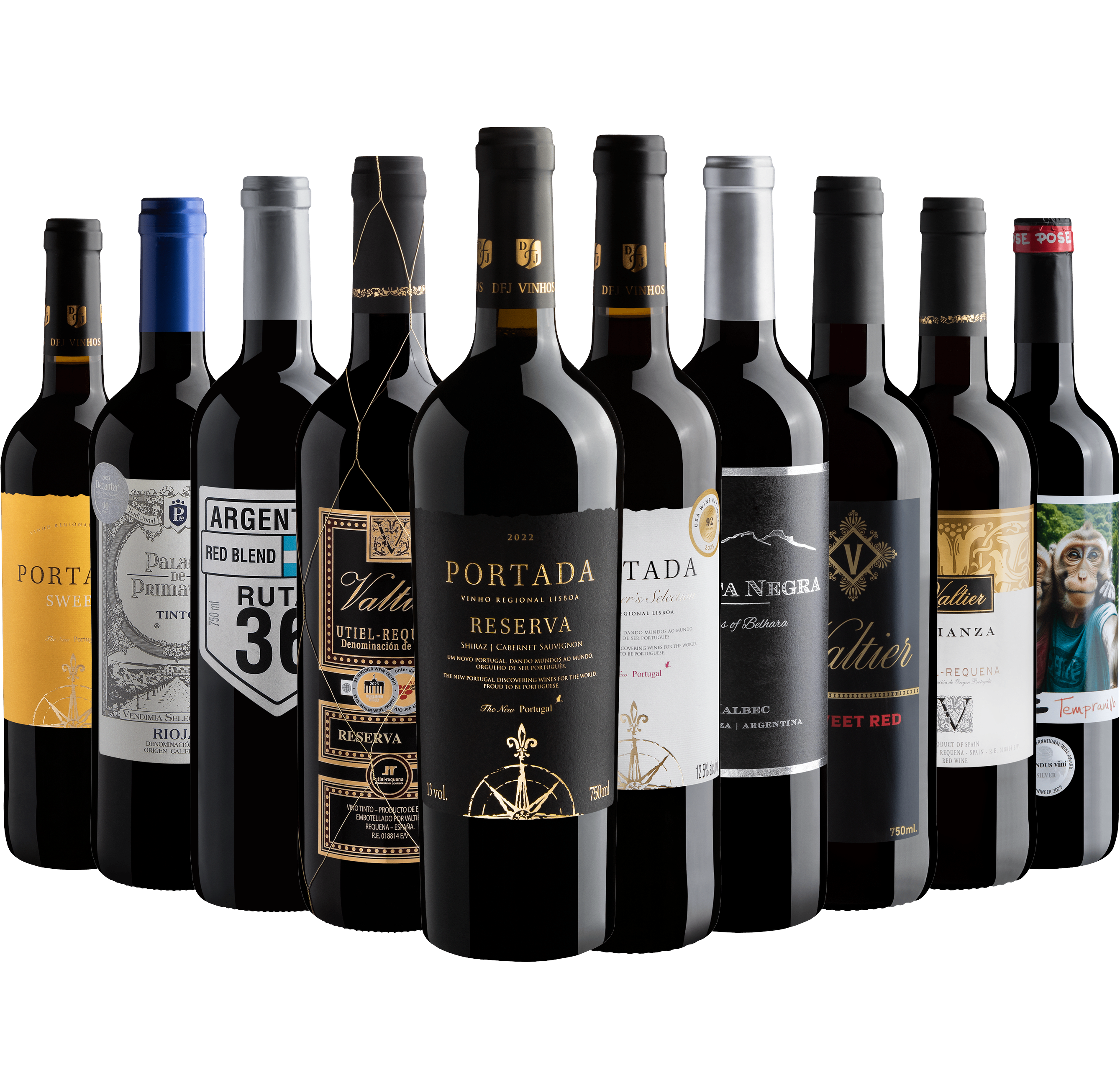 Kit 10 Tintos com Portada Reserva Black