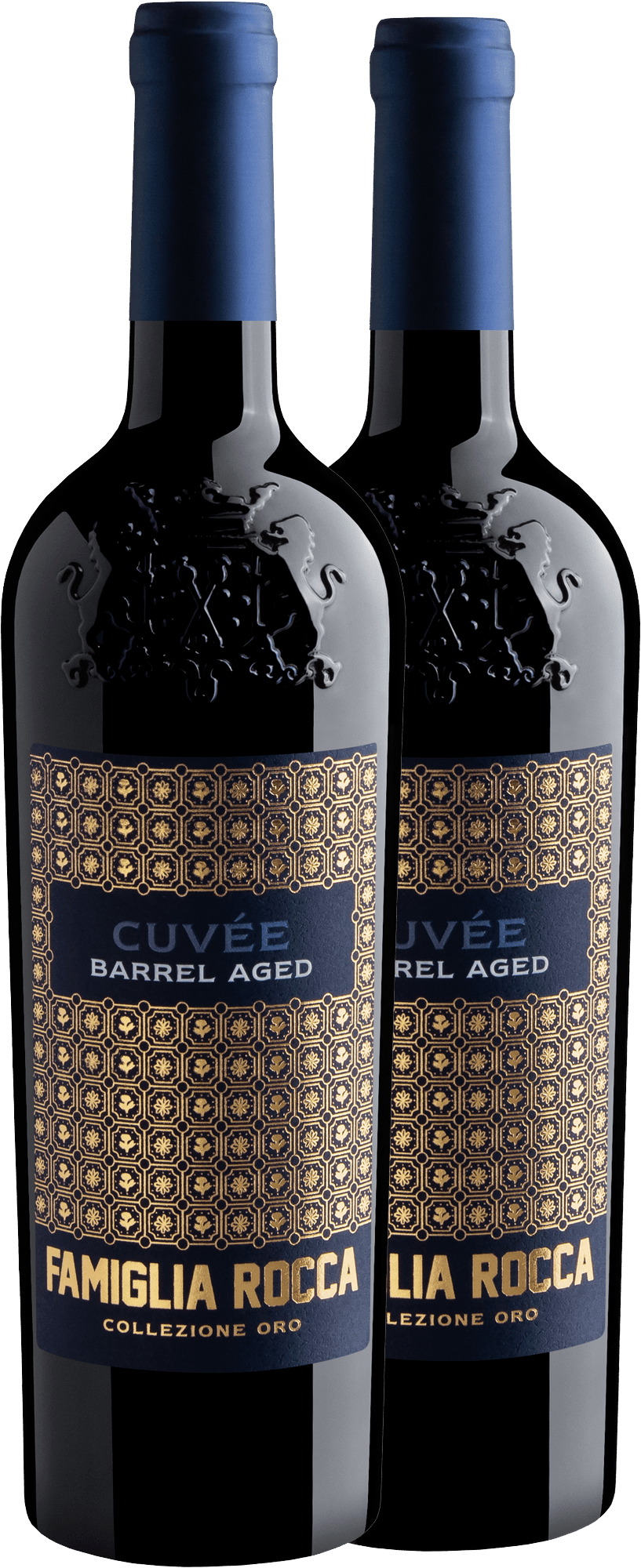 Kit 2 Famiglia Rocca Collezione Oro Cuvée Barrel Aged Rosso Salento IGT
