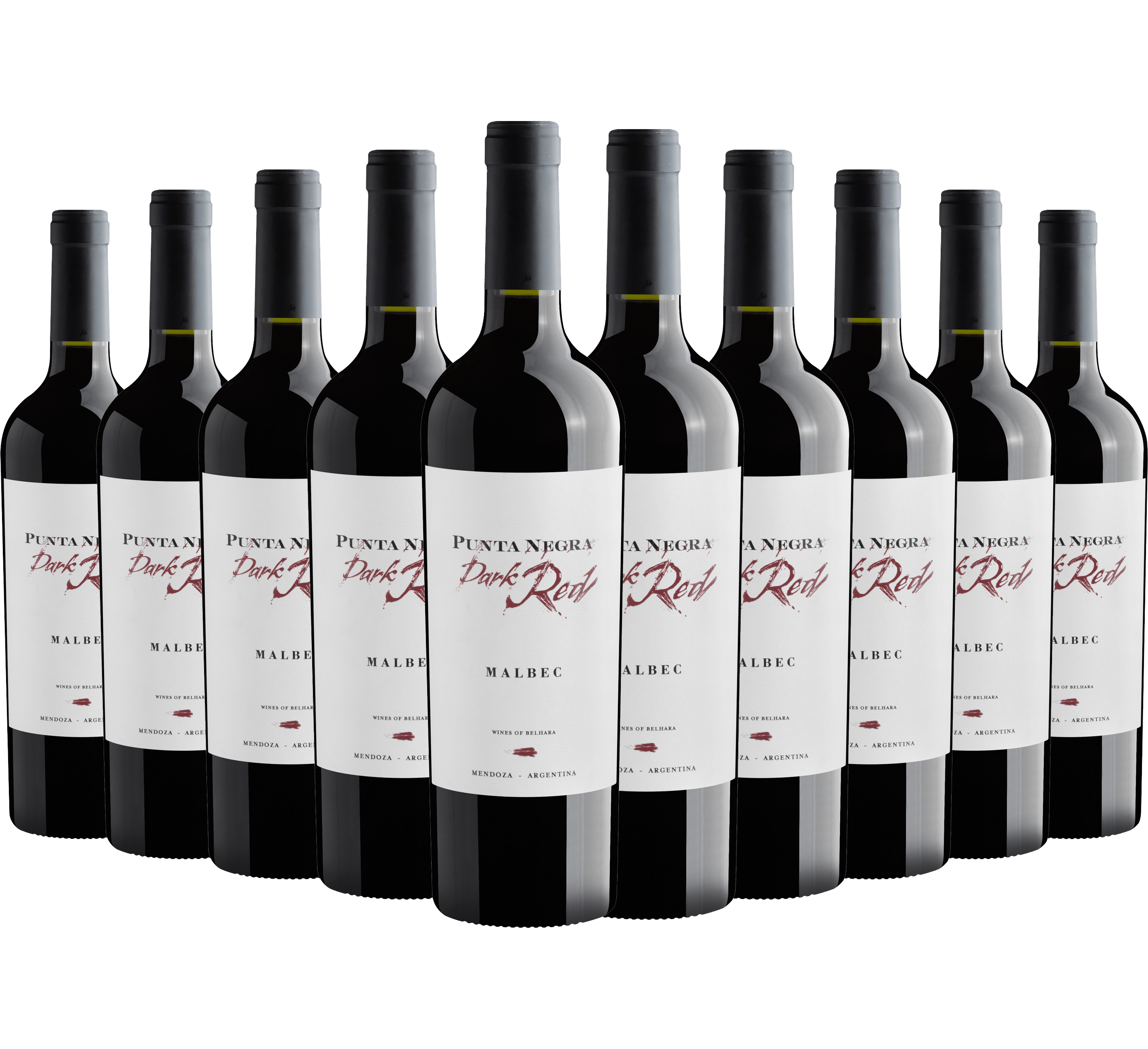 Kit 10 Punta Negra Dark Red Malbec