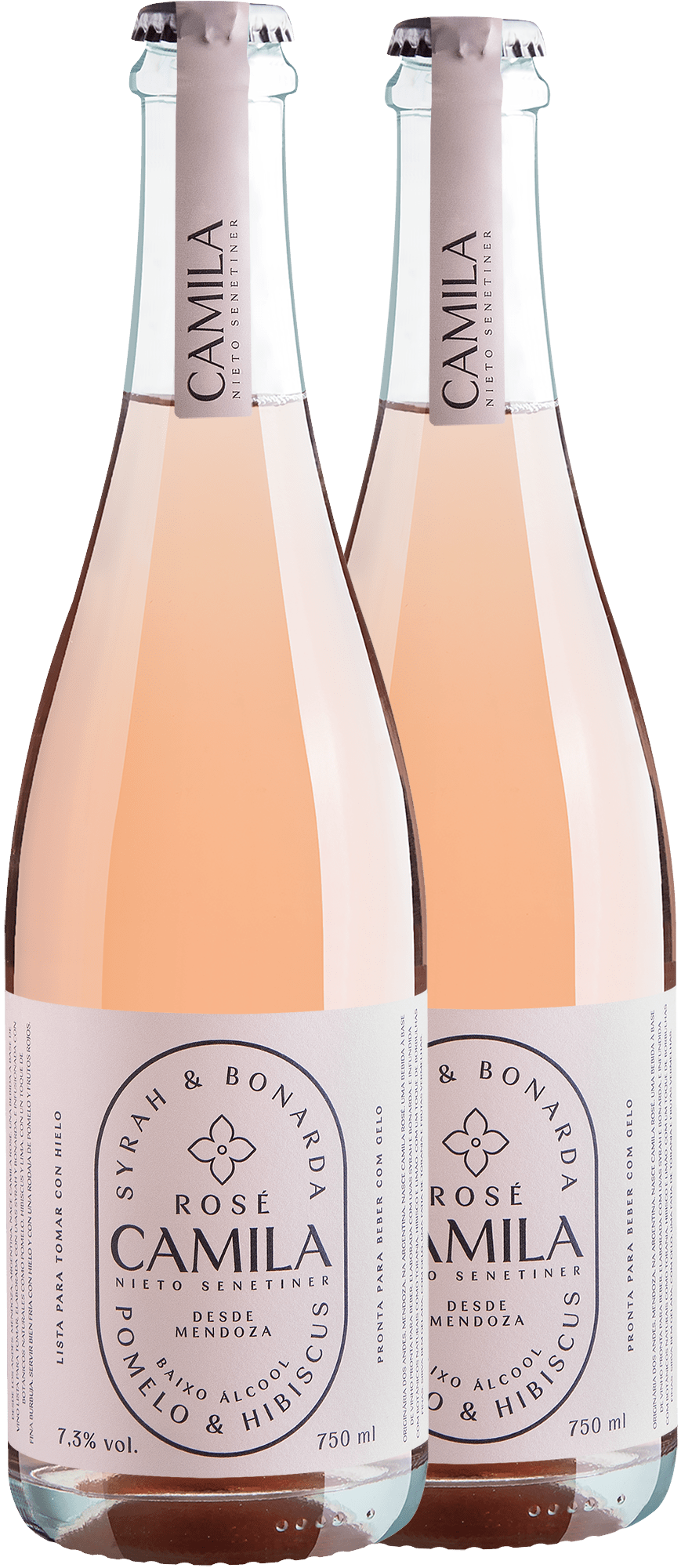 Kit 2 Nieto Senetiner Camila Cocktail Rosé