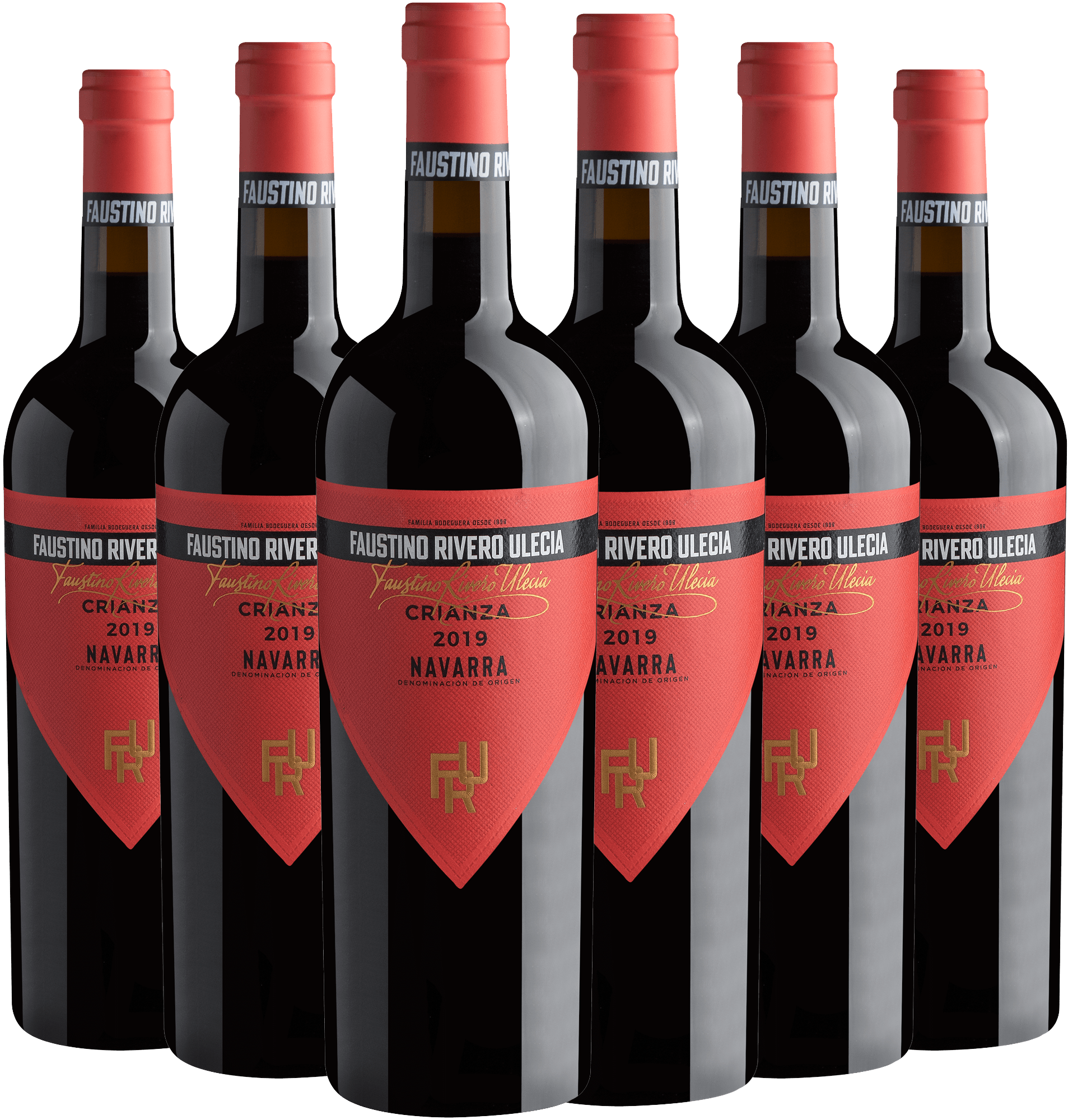 Kit 6 Faustino Rivero Ulecia Crianza Navarra D.O.