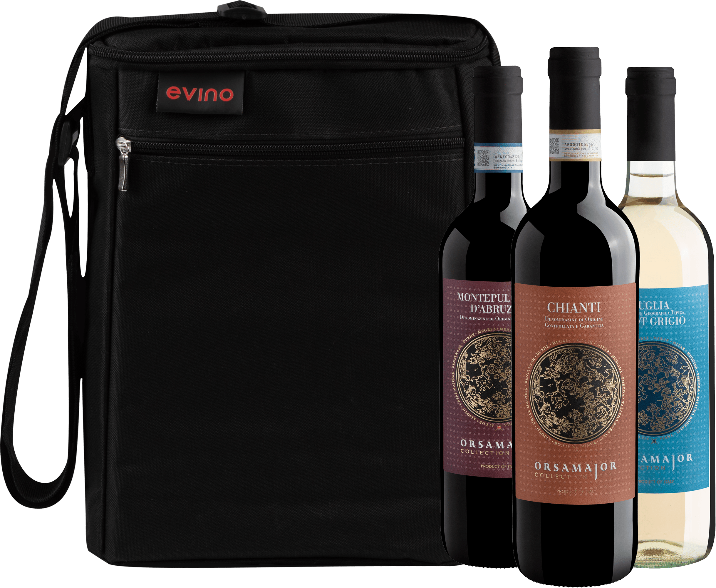 Kit Orsamajor Collection: 2 Tintos + 1 Branco + Bolsa Exclusiva