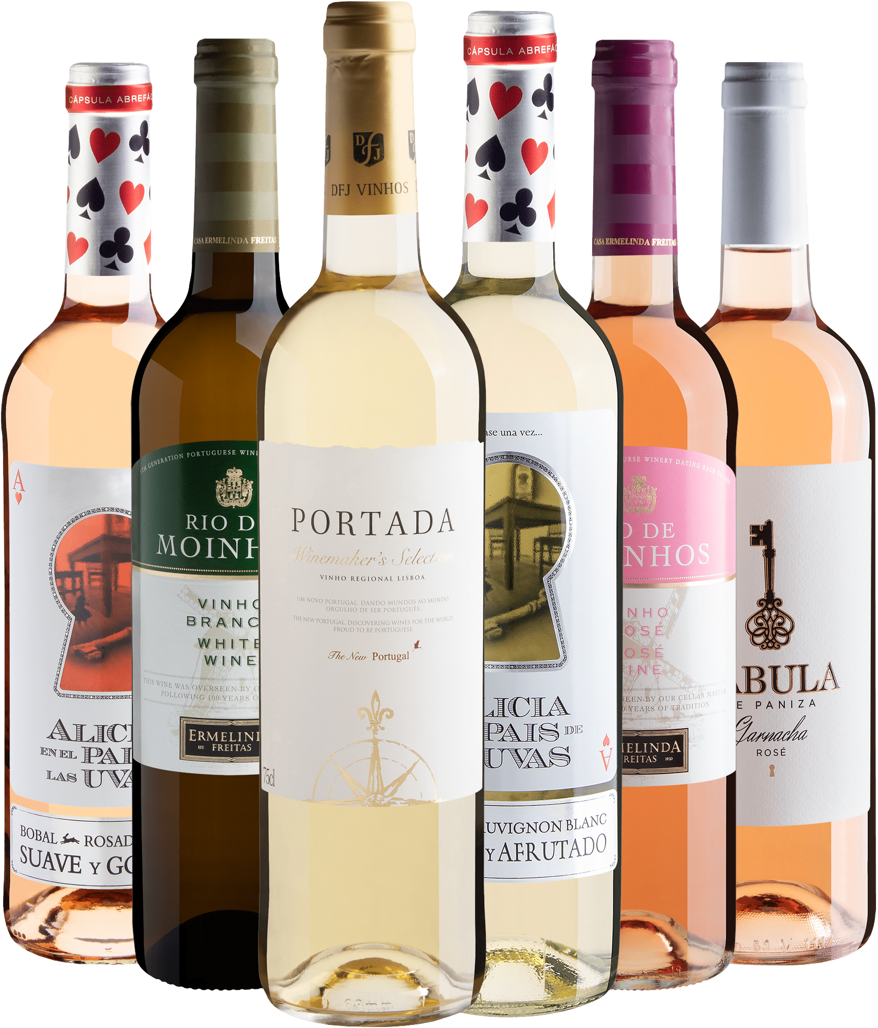Kit 6 Vinhos Leves do Velho Mundo