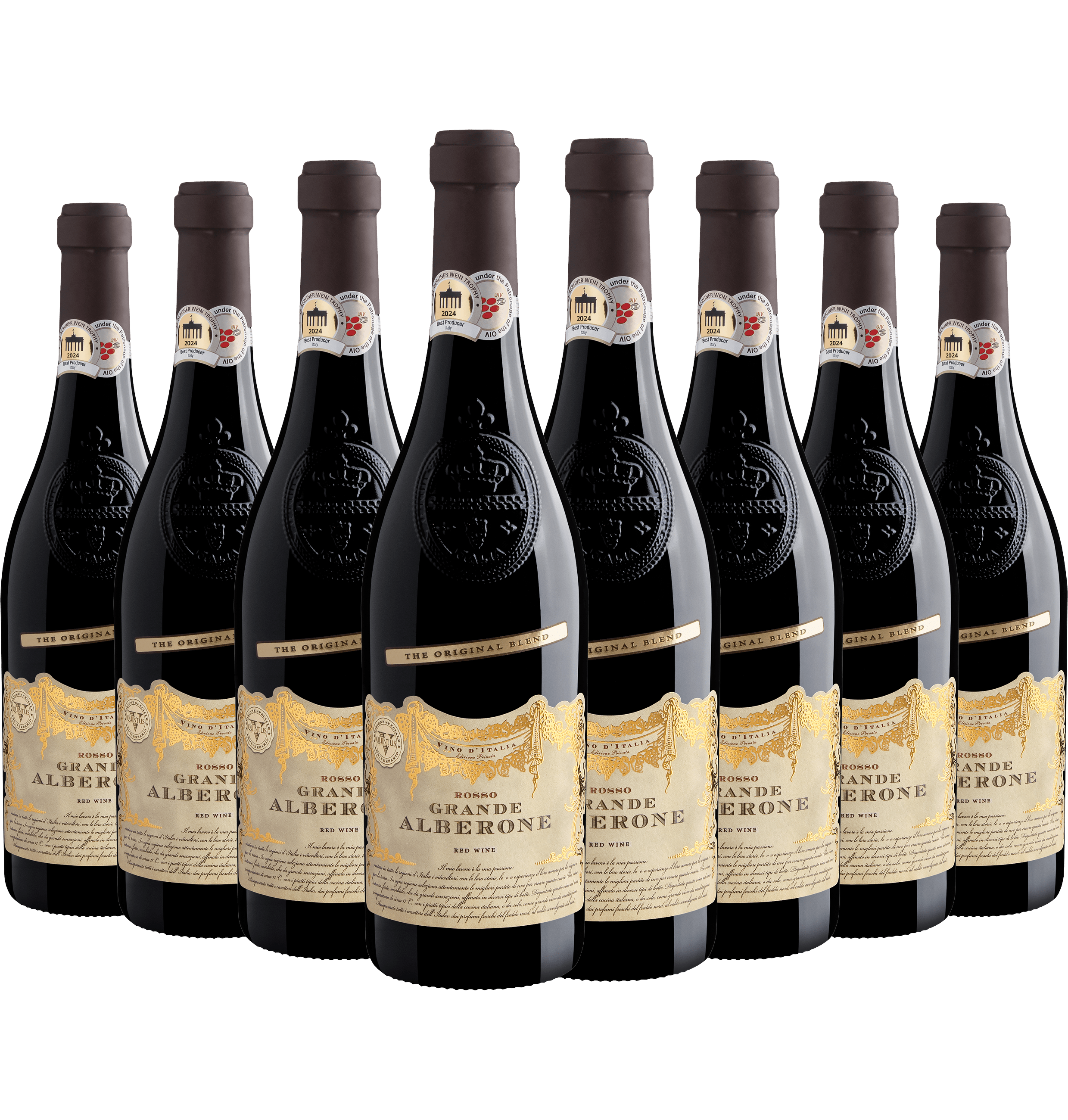 Kit 8 Grande Alberone Vino Rosso d'Italia