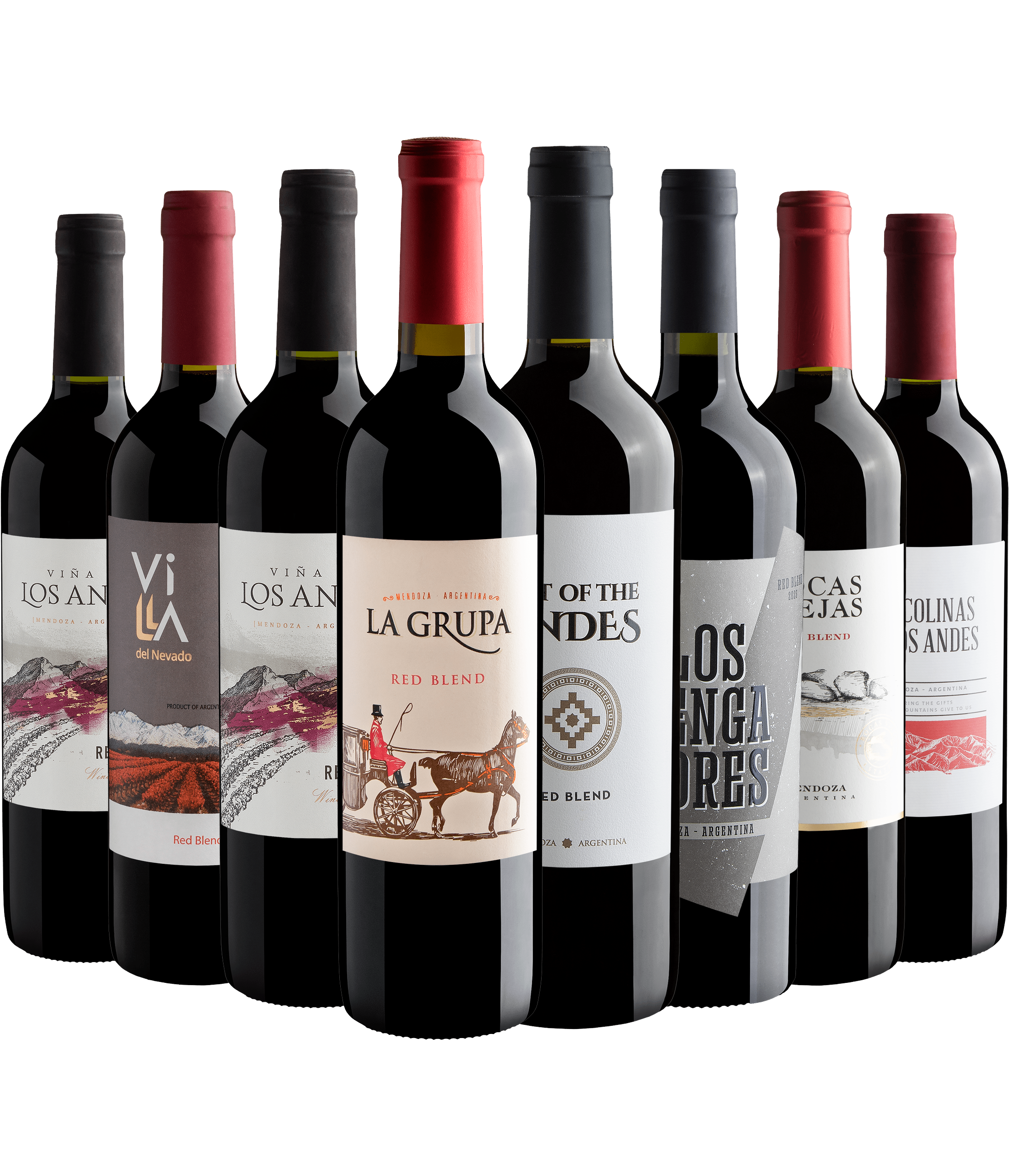 Kit 8 Argentinos Red Blend