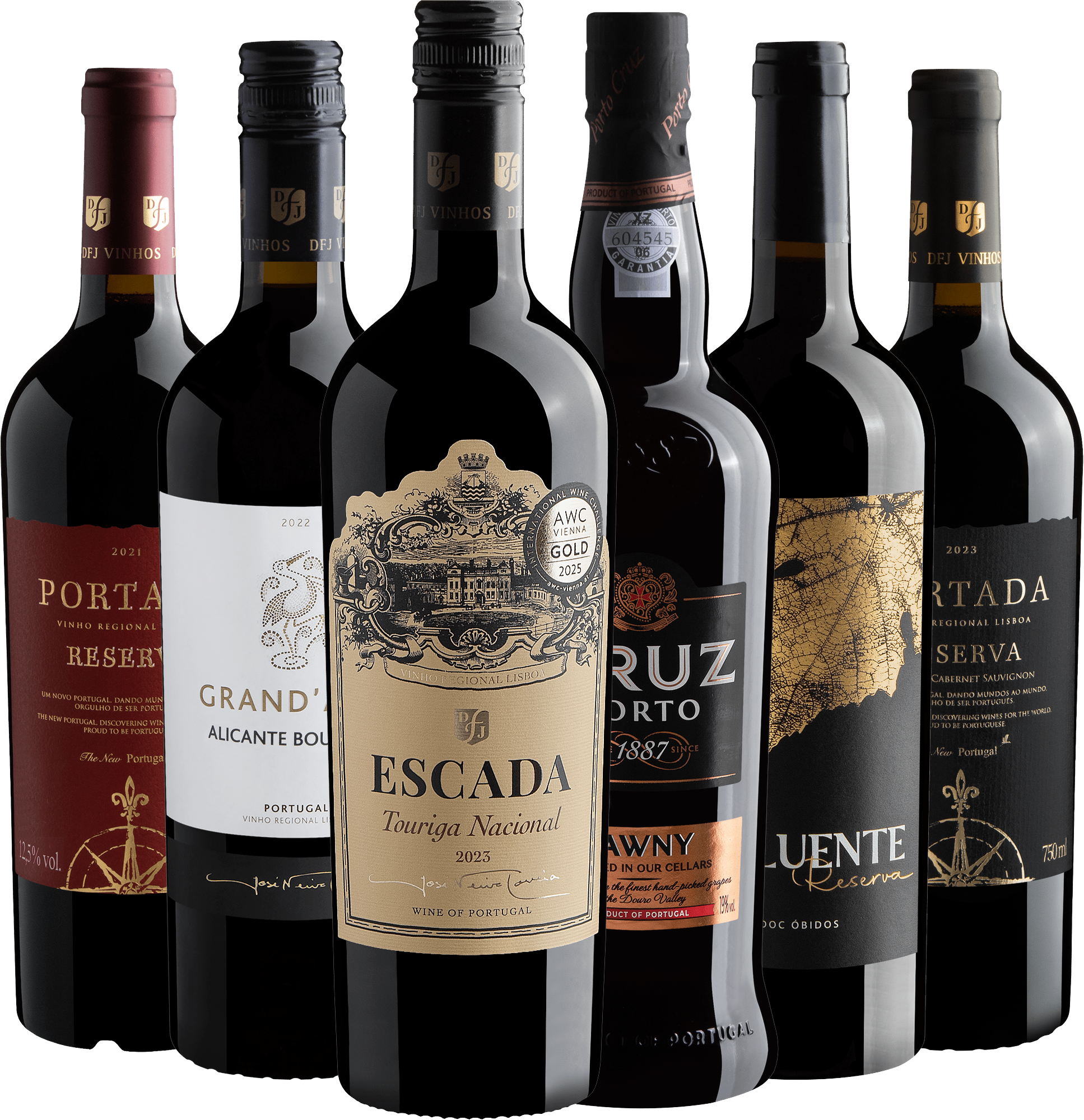 Kit 6 Portugueses Medalha de Ouro