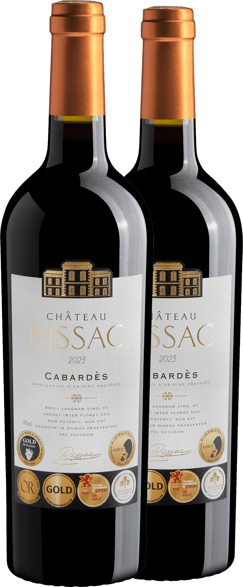 Kit 2 Chateau Rissac Cabardès AOP