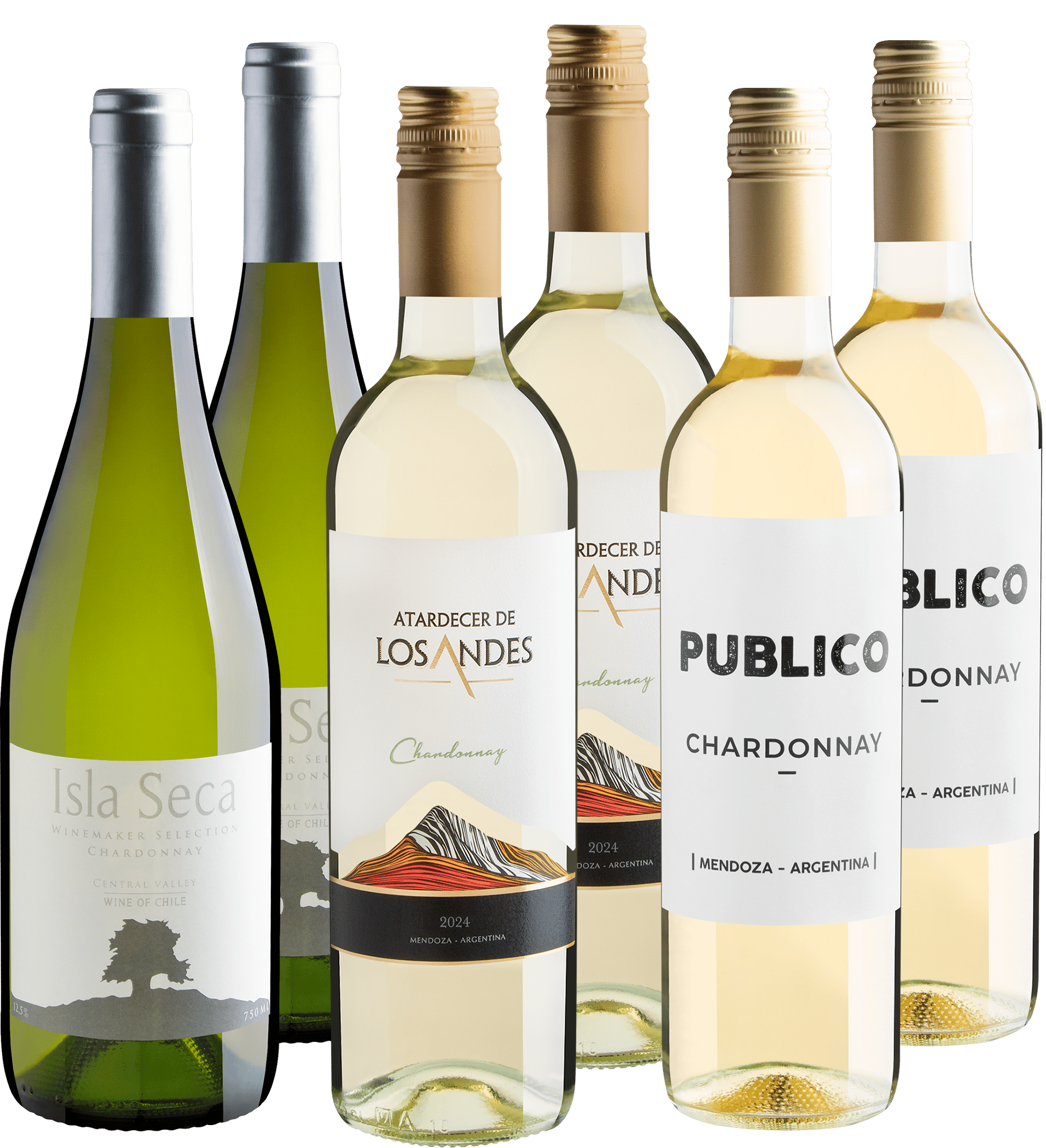 Kit Chardonnays em Dobro | 6 garrafas