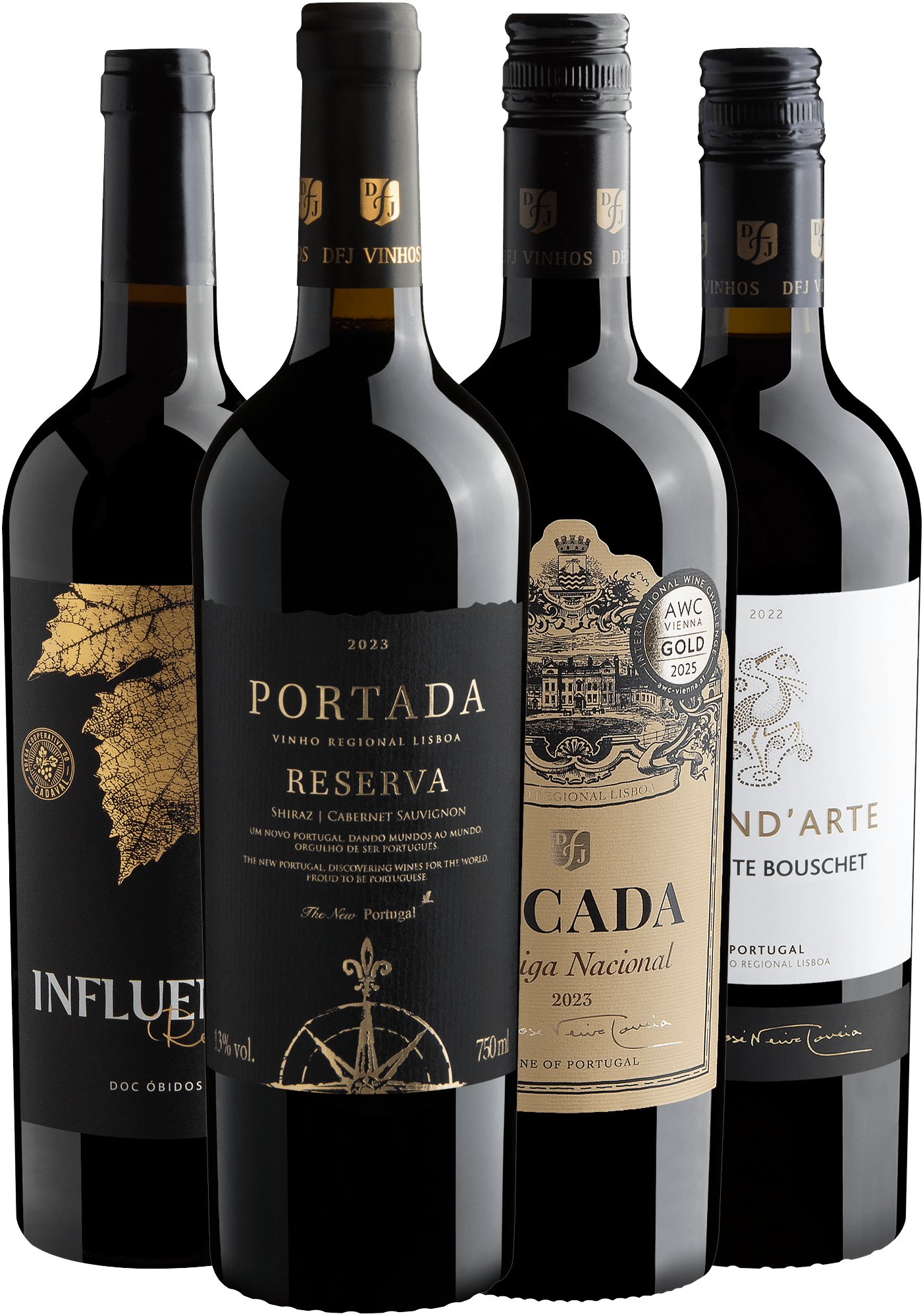 Kit 4 Portugueses Medalha de Ouro