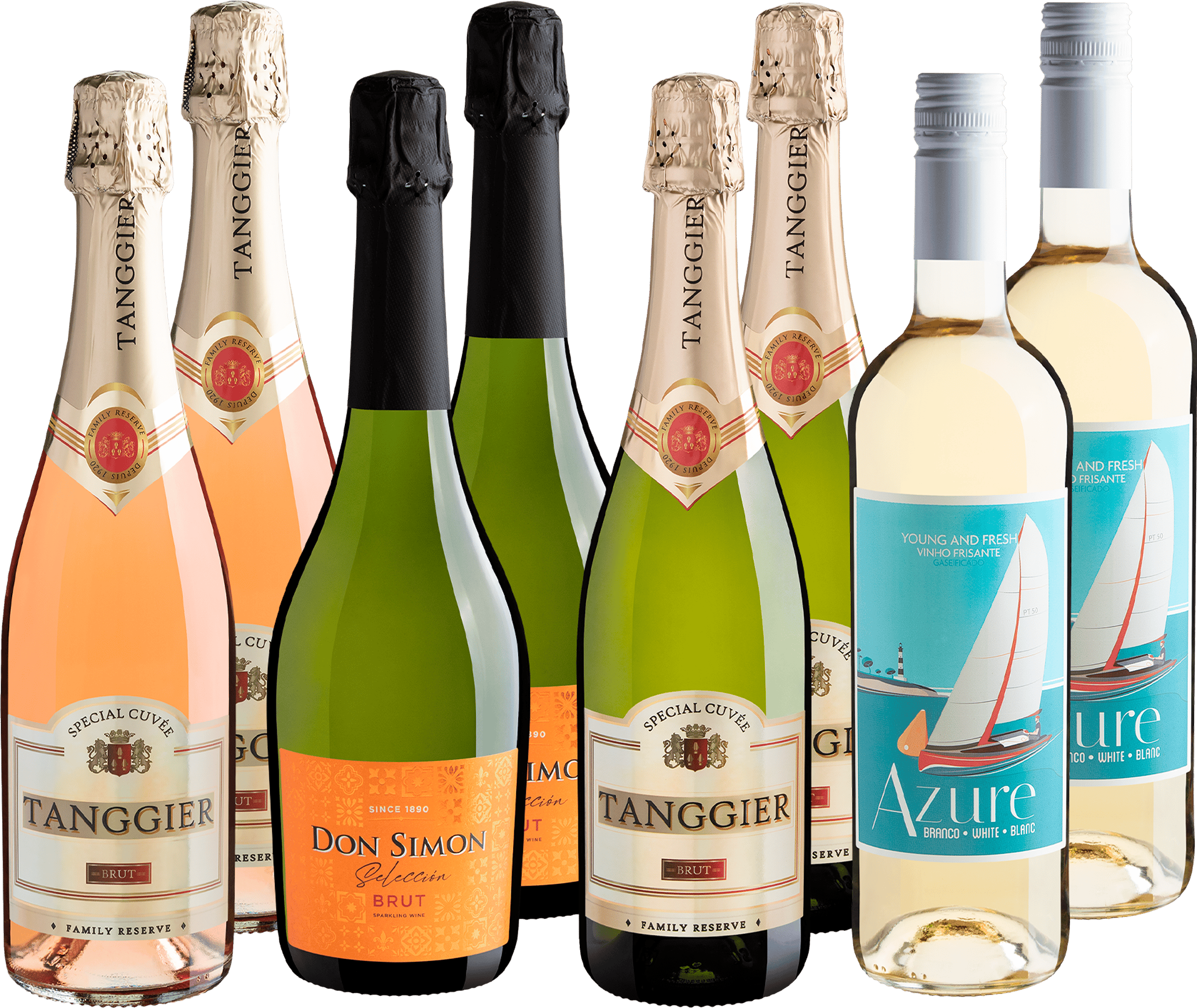 Kit Vinhos Refrescantes em Dobro | 8 garrafas