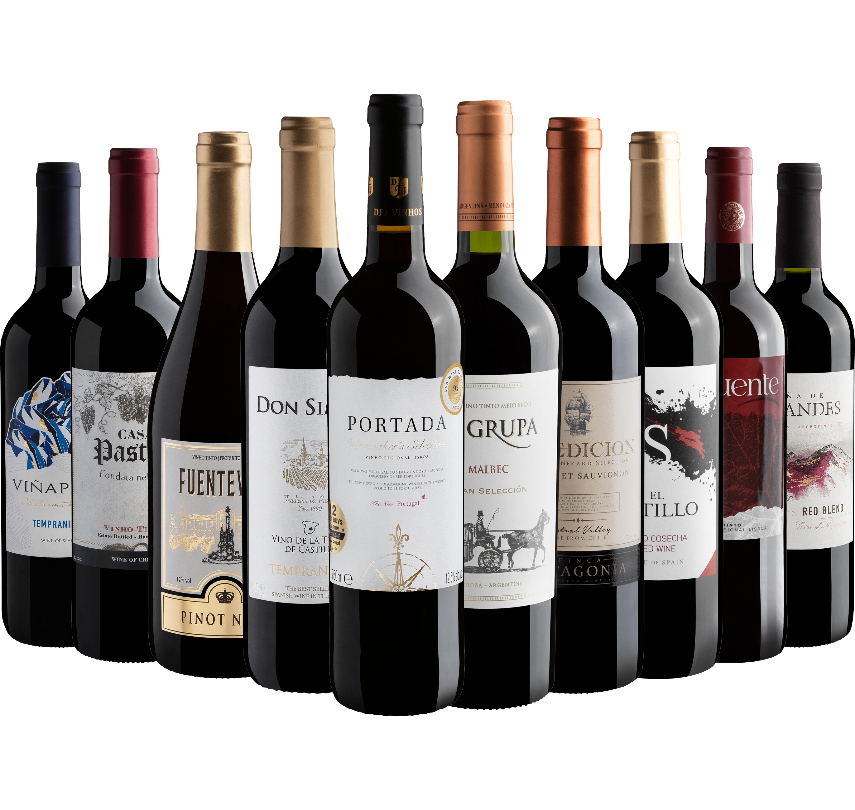 Kit 10 Vinhos para Impressionar com Portada