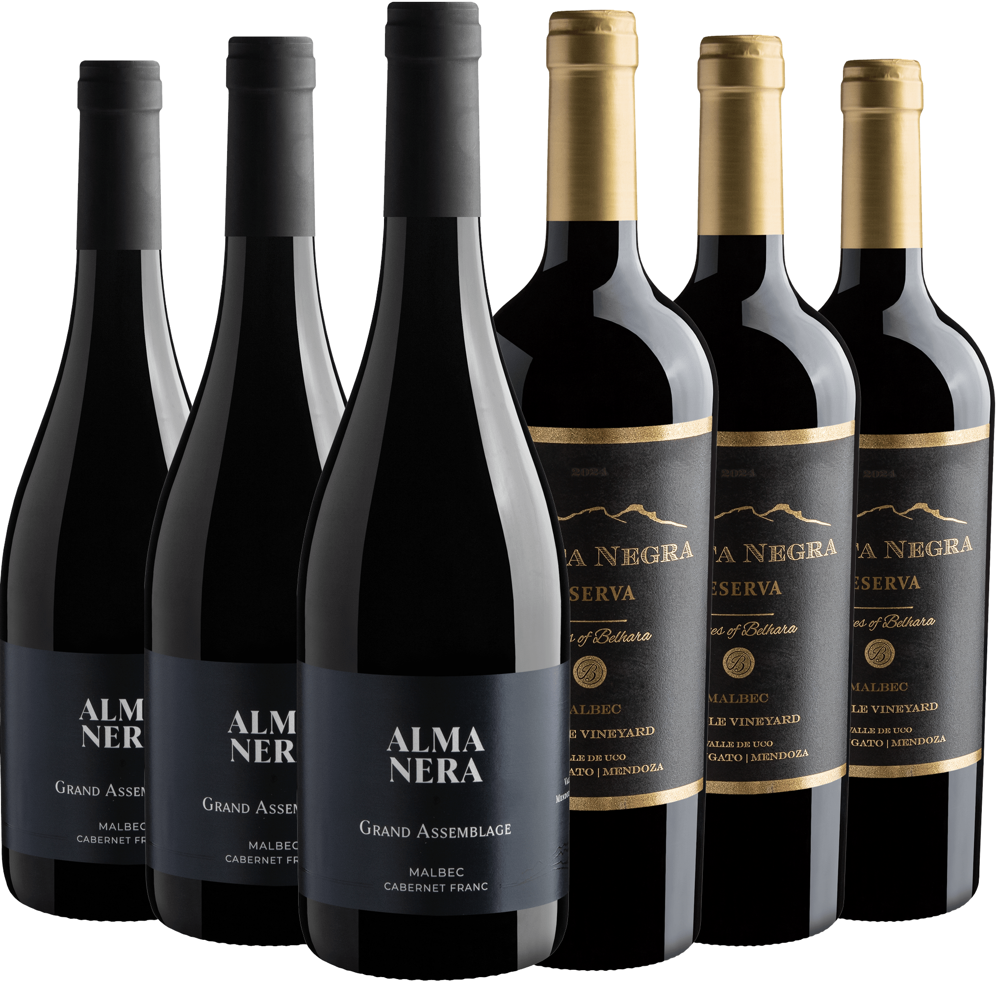 Kit 3 Alma Nera + 3 Punta Negra Reserva