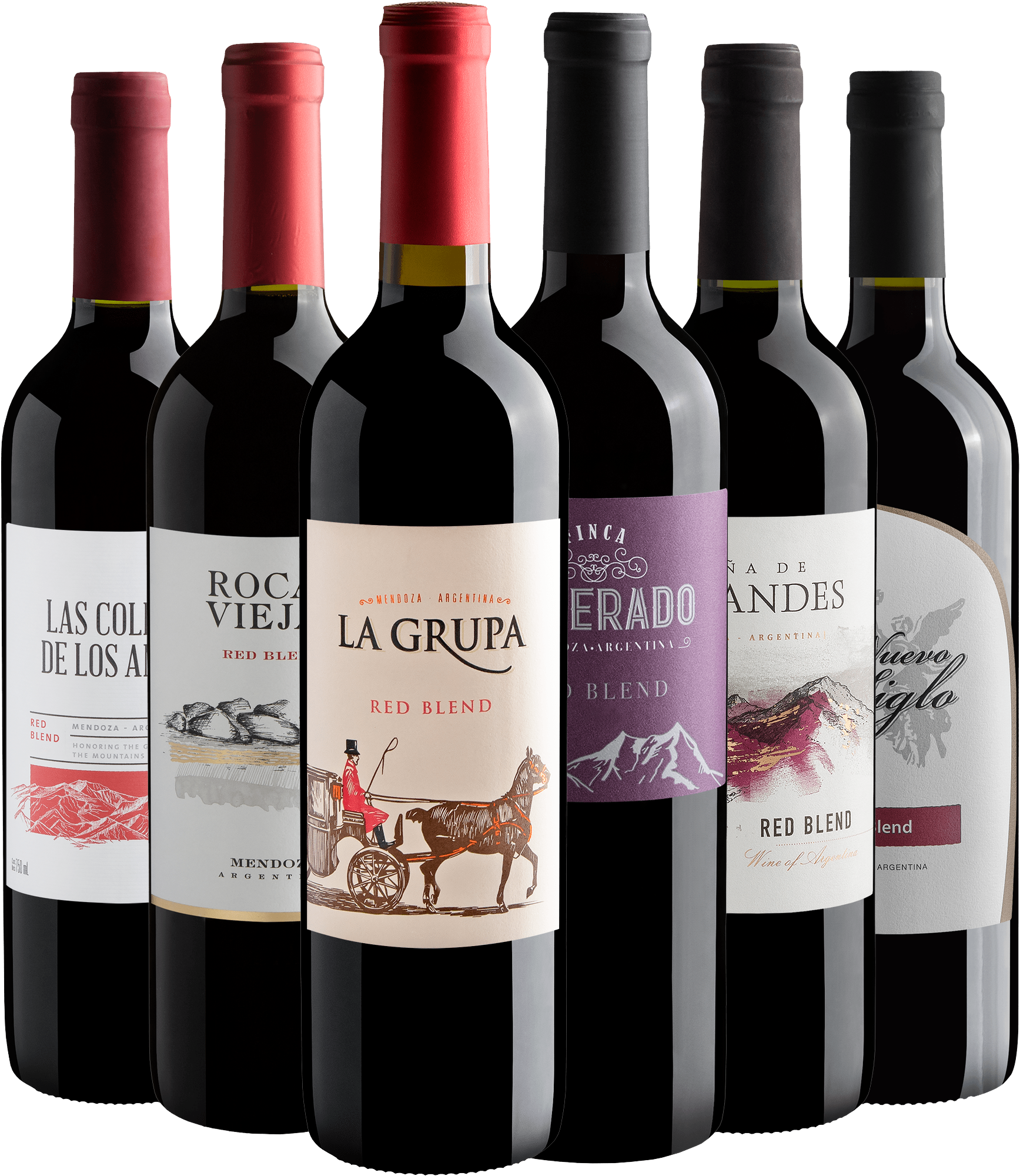 Kit 6 Red Blends Argentinos