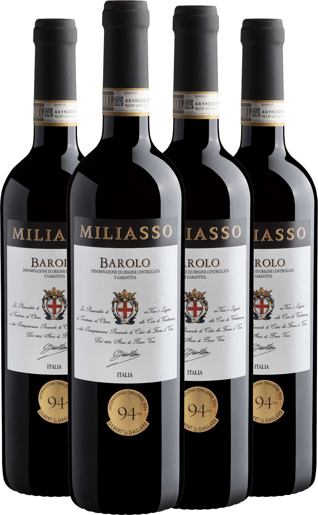 Kit 4 Miliasso Barolo DOCG