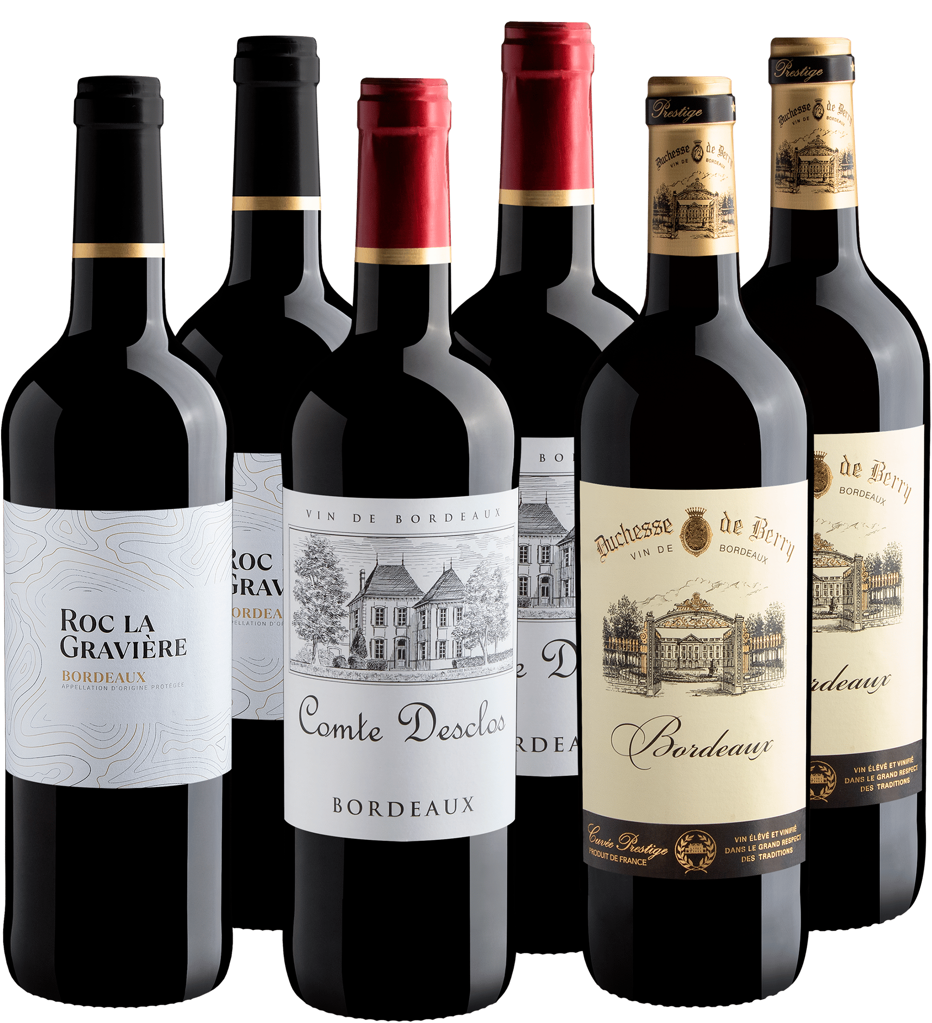 Kit Bordeaux Medalha de Ouro | 6 garrafas