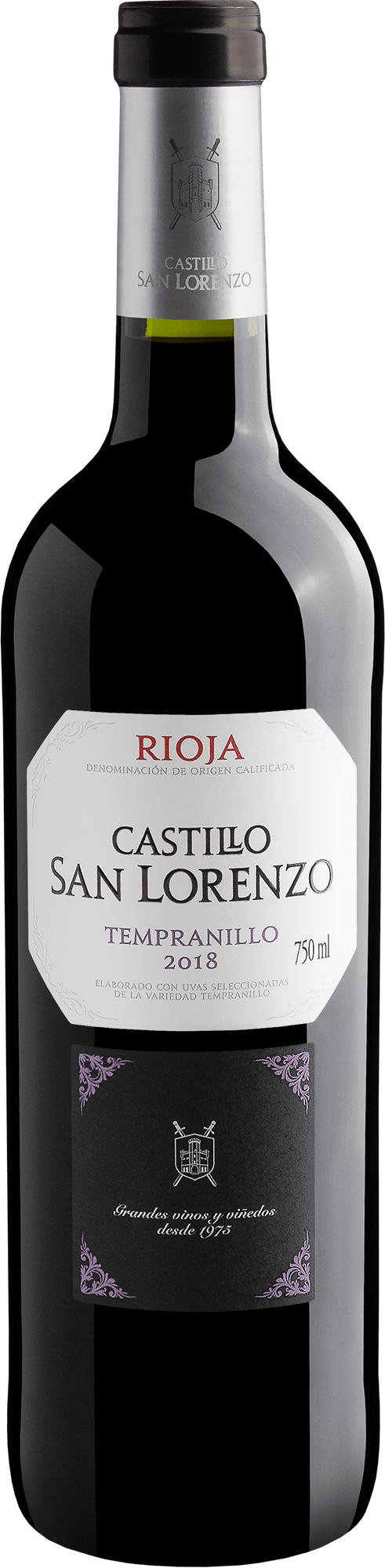 Castillo San Lorenzo Tempranillo Rioja DOC 2018