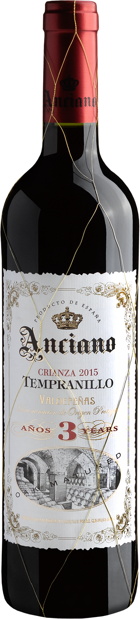 Anciano Crianza 3 years Tempranillo Valdepeñas D.O. 2015