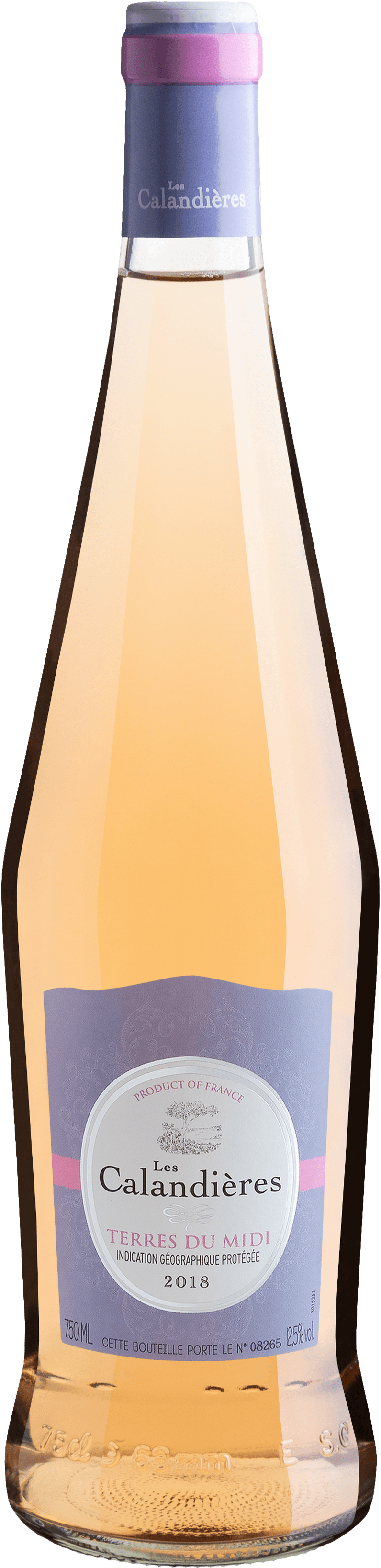 Les Calandières Terres du Midi Rosado 2018