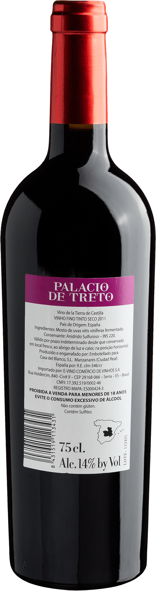 Palacio de Treto Malbec-Cabernet Franc 2011 2
