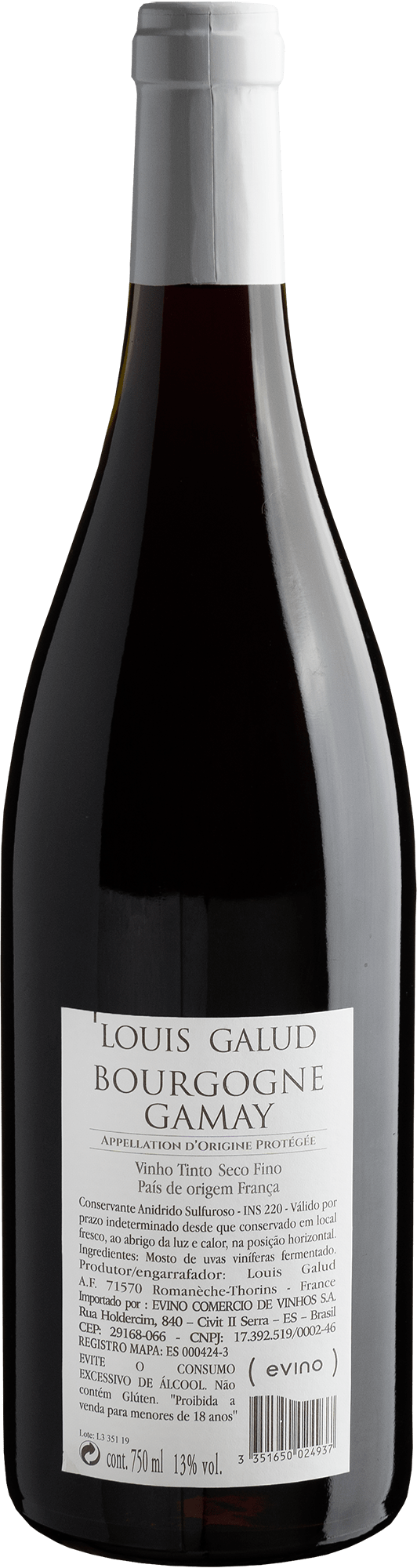Louis Galud Gamay Bourgogne AOC 2