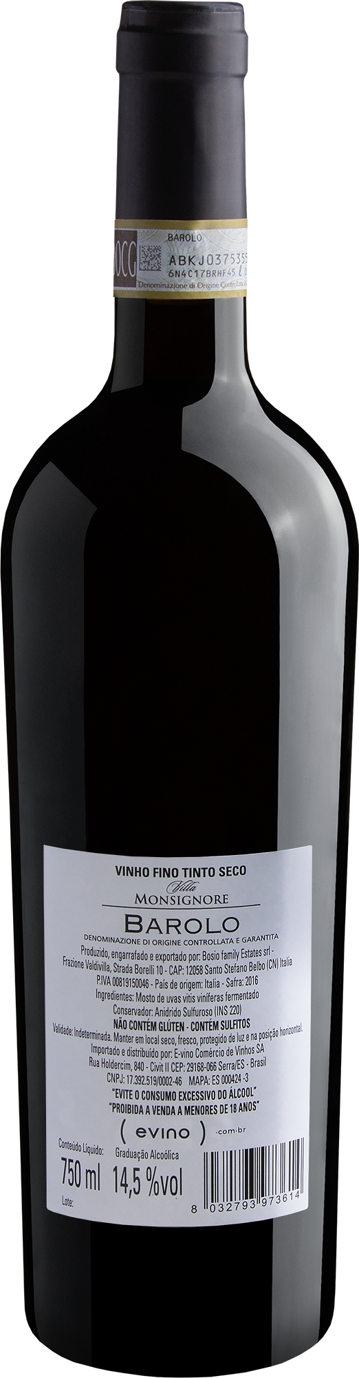 Villa Monsignore Barolo DOCG 2016 2