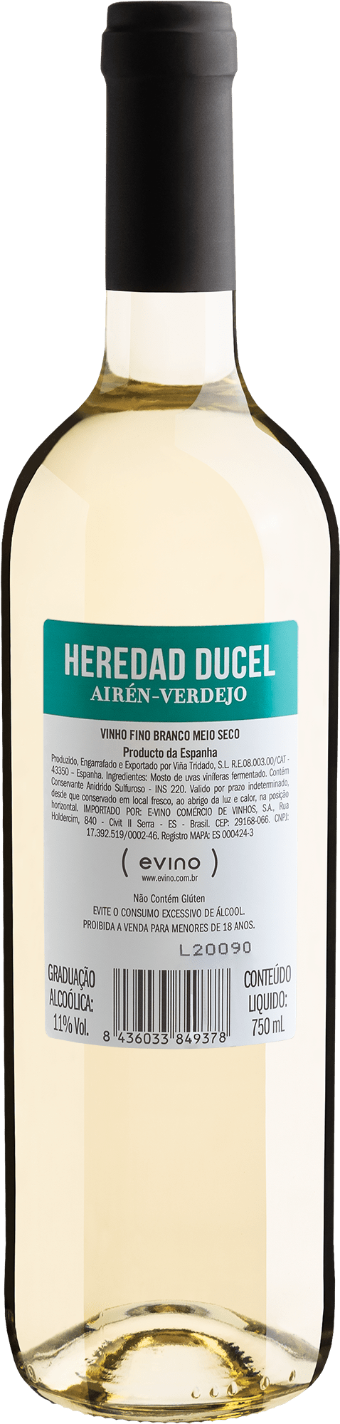 Heredad Ducel Airén-Verdejo 2