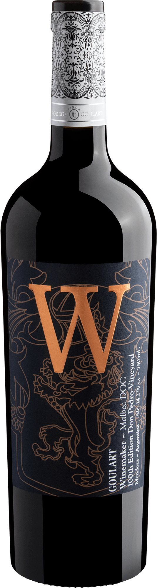 Goulart W Winemaker Winehunter Malbec 100th Edition Don Pedro Vineyard DOC 2018