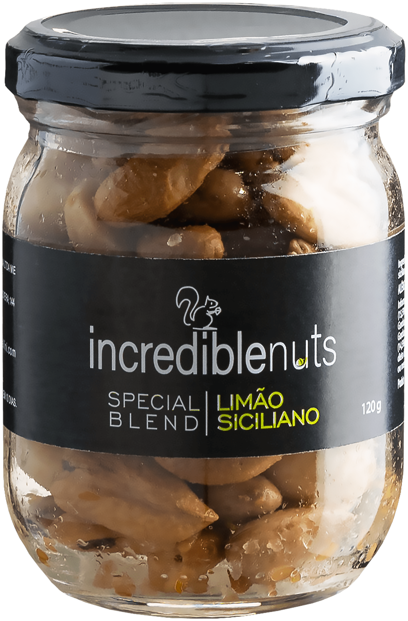 Mix de Castanha - Limão Siciliano | Incredible Nuts - 120g