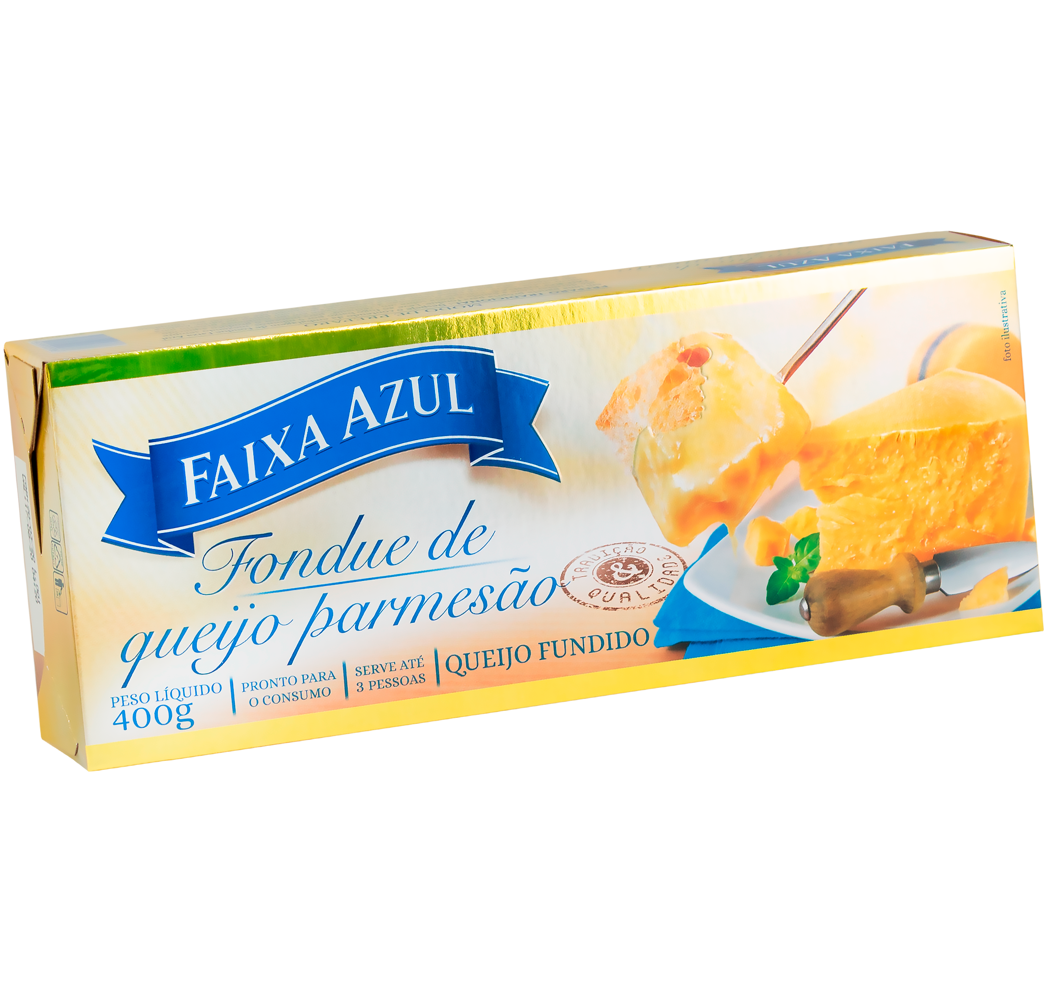 Fondue de Queijo Parmesão Faixa Azul 400g