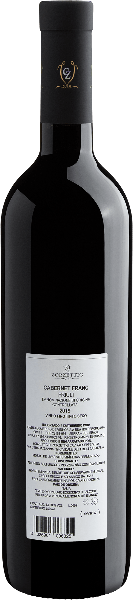 Zorzettig Cabernet Franc Friuli Colli Orientali DOC 2019 2