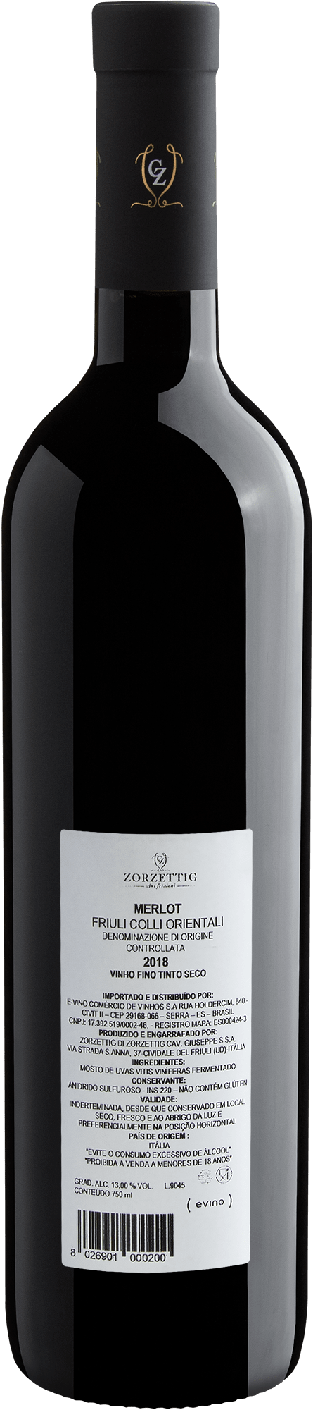 Zorzettig Merlot Friuli Colli Orientali DOC 2018 2