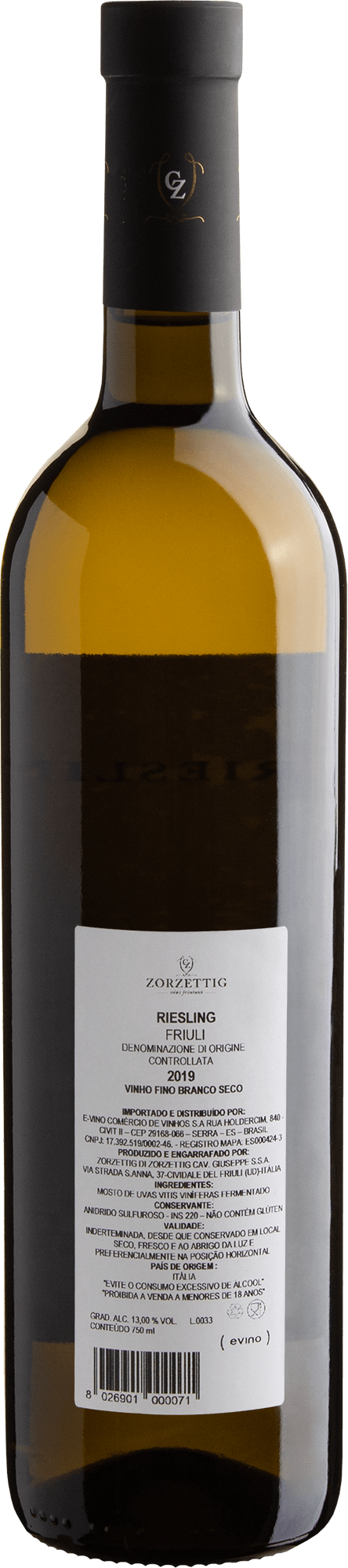 Zorzettig Riesling Friuli Colli Orientali DOC 2019 2