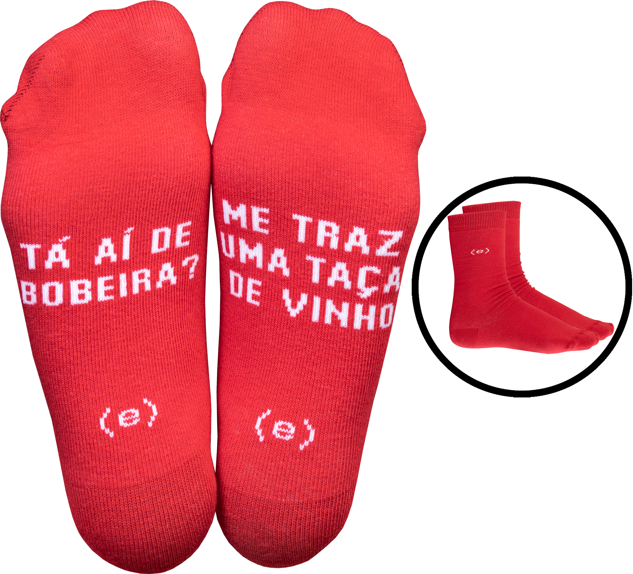 Meia Evino - "Tá aí de bobeira? | Me traz uma taça de vinho"