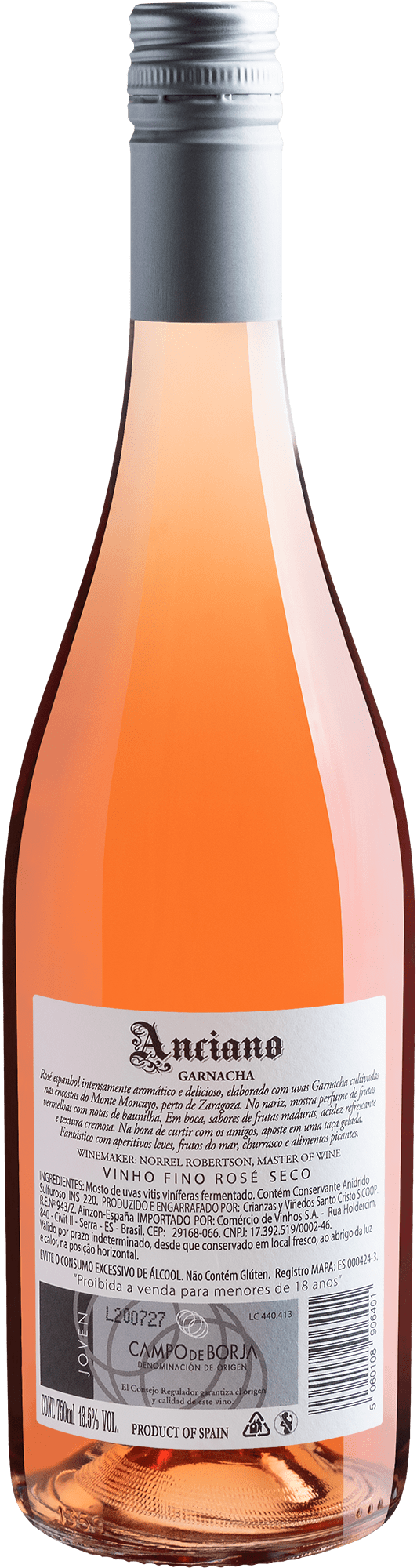 Anciano Garnacha Rosado Campo de Borja DO 2019 2