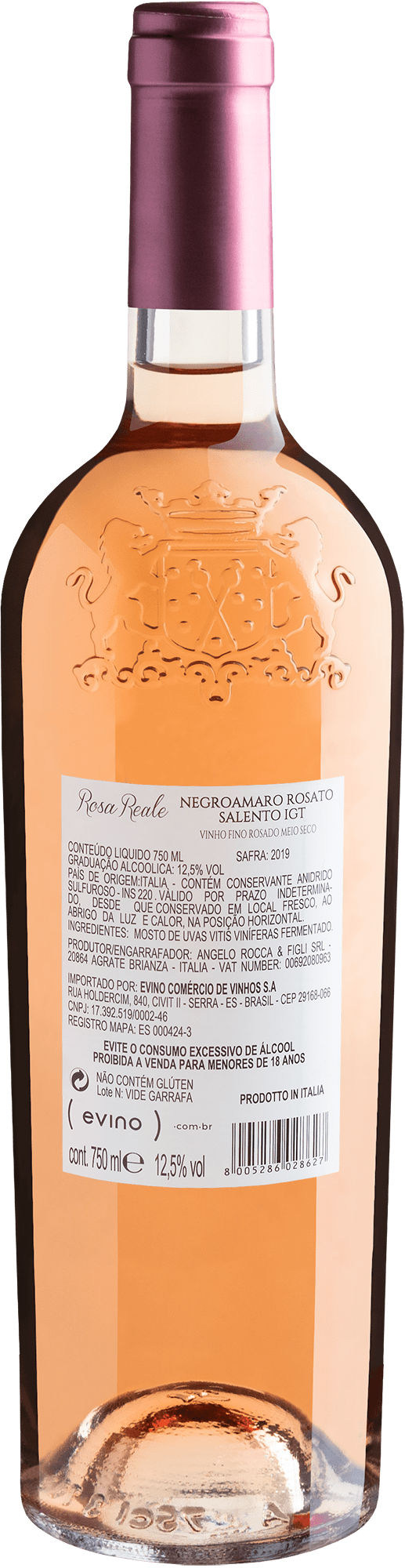 Rosa Reale Negroamaro Rosato 2019 2