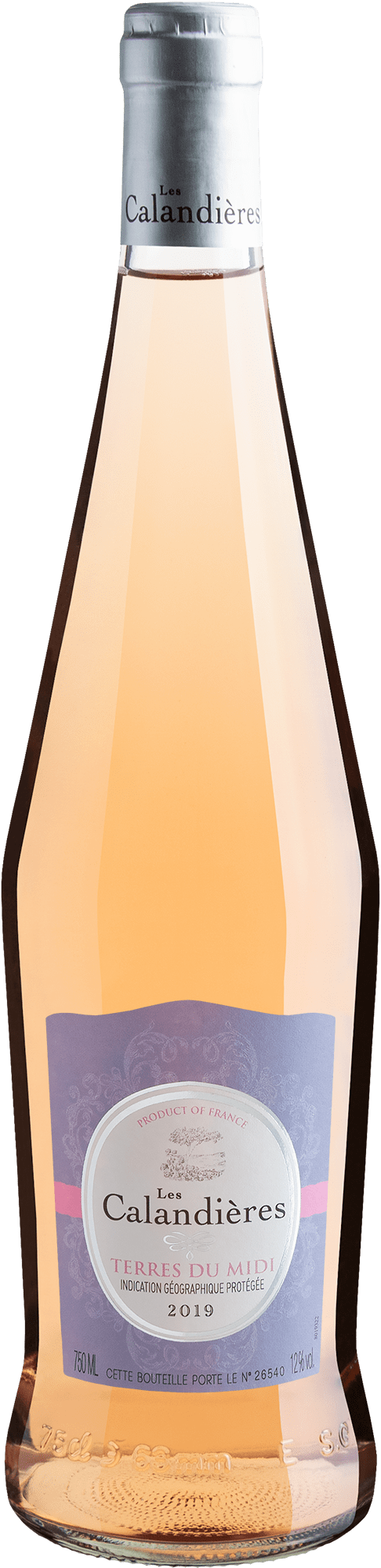 Les Calandières Terres du Midi Rosado IGP 2019