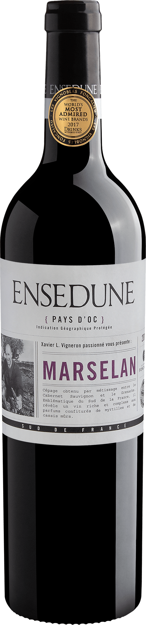 Ensedune Marselan Pays d’Oc IGP 2017
