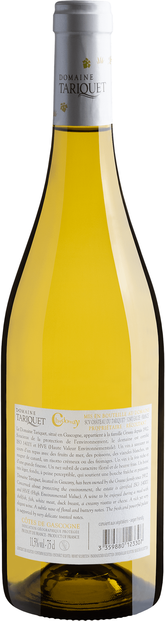 Domaine Tariquet Chardonnay Côtes de Gascogne IGP 2020 2