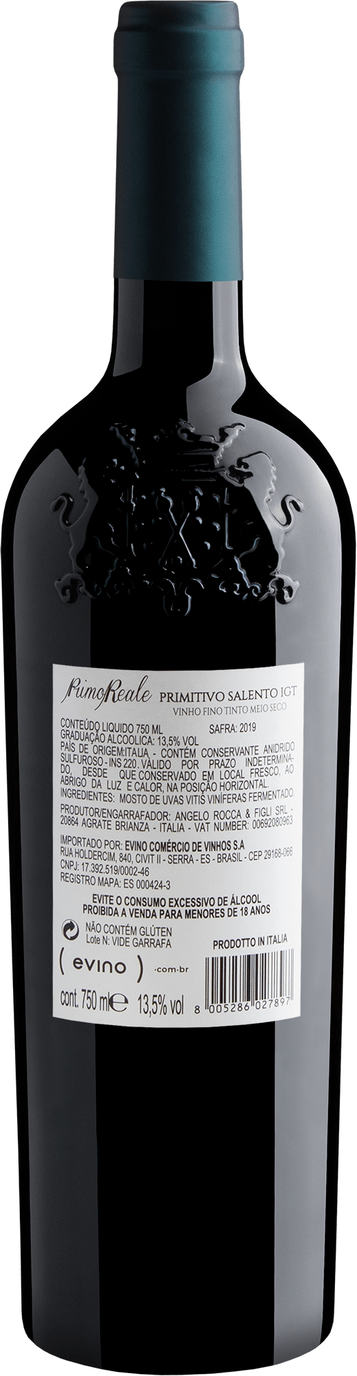 Primo Reale Primitivo di Salento IGT 2020 2