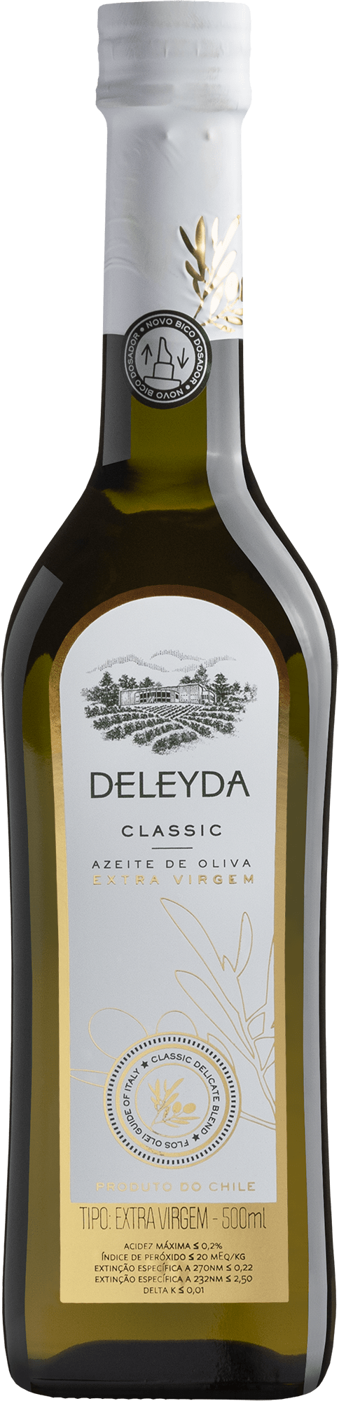 Azeite de Oliva Extra Virgem Deleyda Classic - 500mL