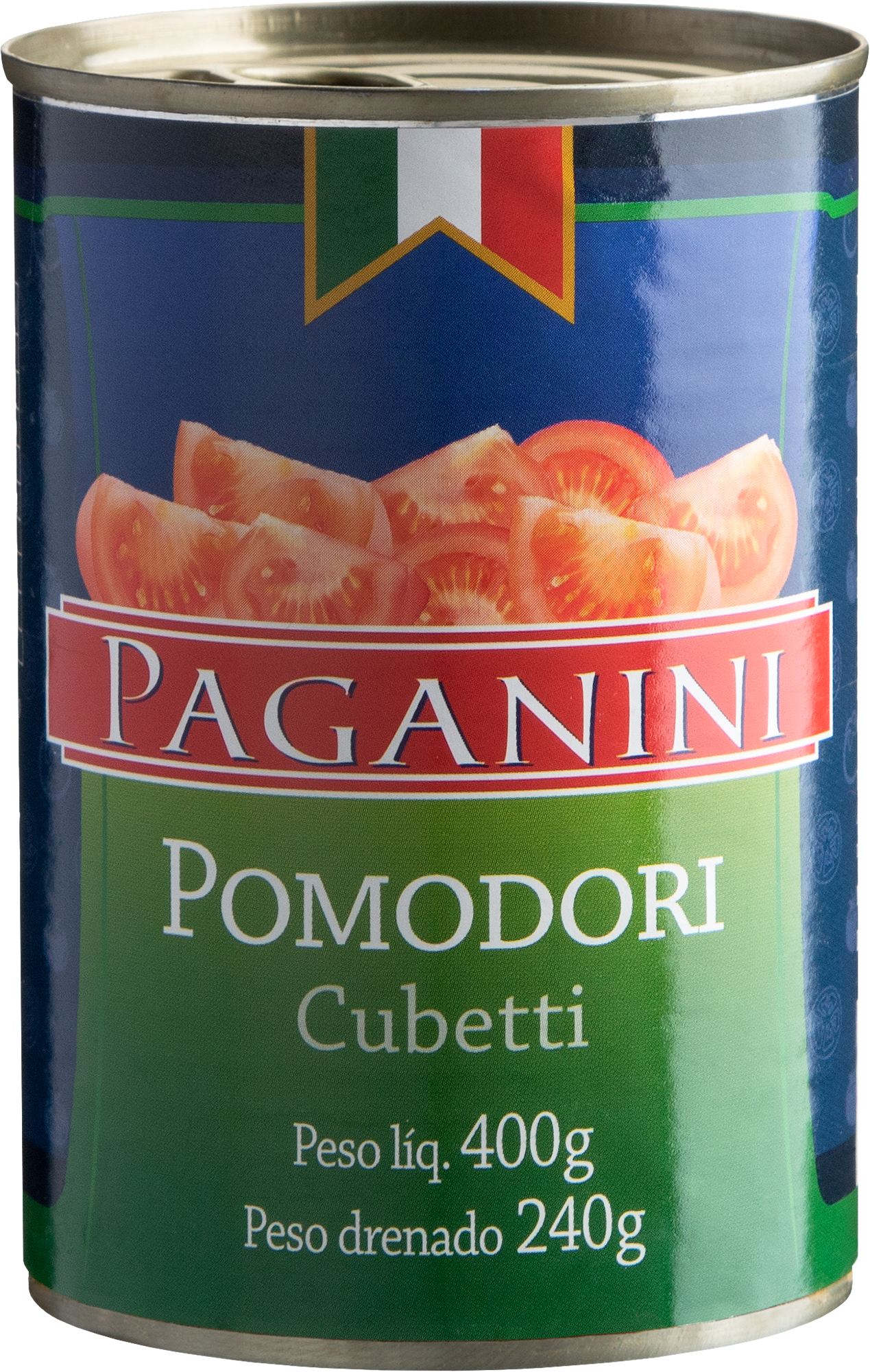 Pomodori Pelati em cubos Paganini - 180g
