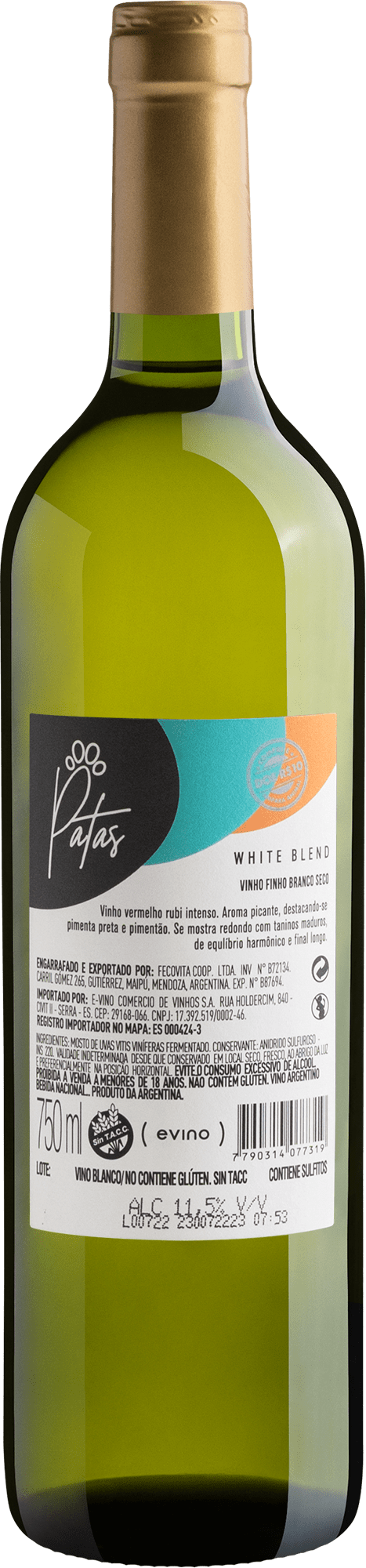 Patas White Blend | Compre e doe R$10 2
