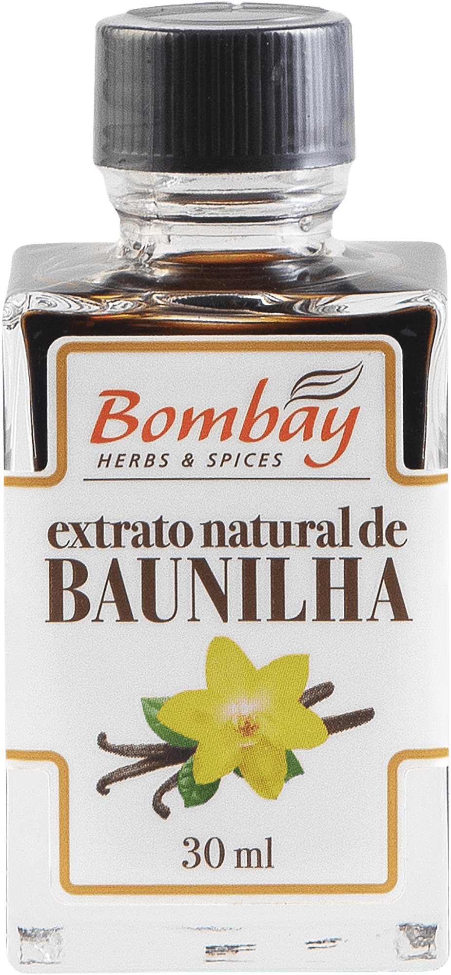 Extrato Natural de Baunilha Bombay Herbs & Spices - 30g