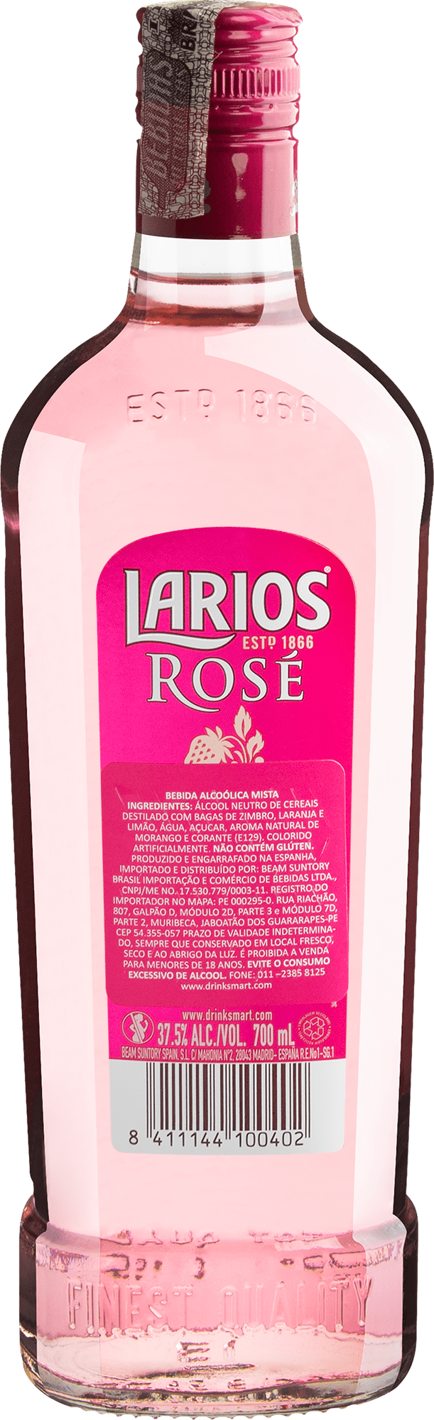Larios Rosé Premium Gin Mediterránea - 700 mL 2