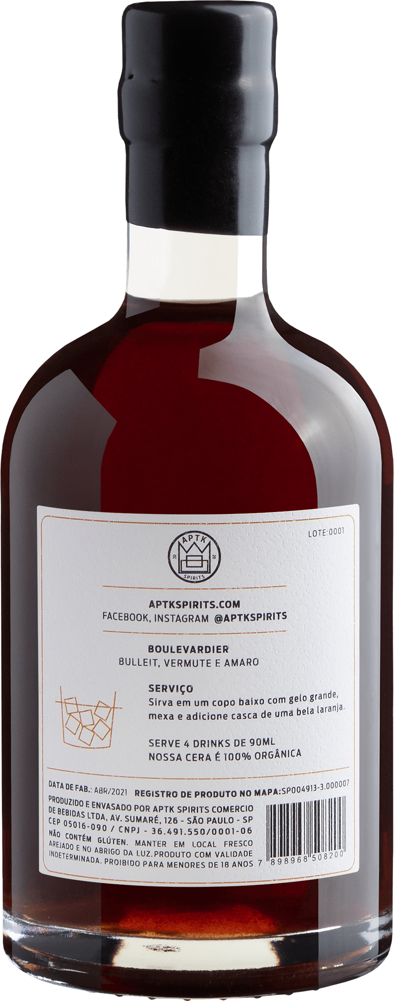 Boulevardier Bottled Cocktail - 375 mL 2
