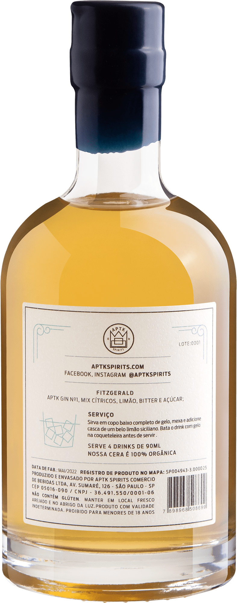 Fitzgerald Bottled Cocktail - 375 mL 2