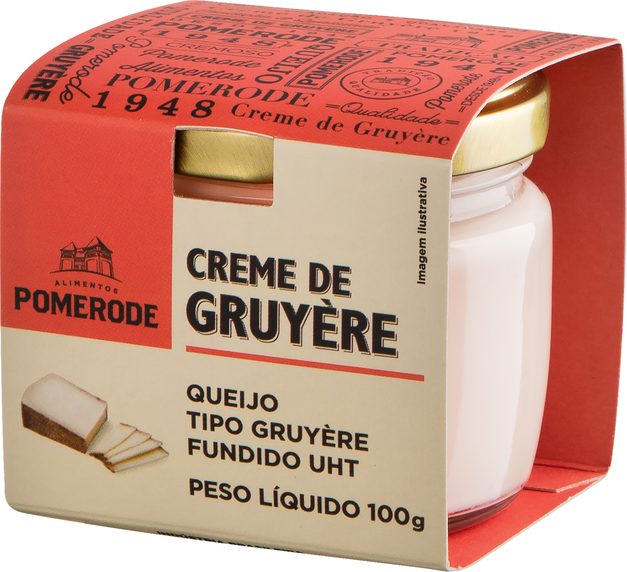 Creme de Queijo Tipo Gruyère Pomerode - 100g