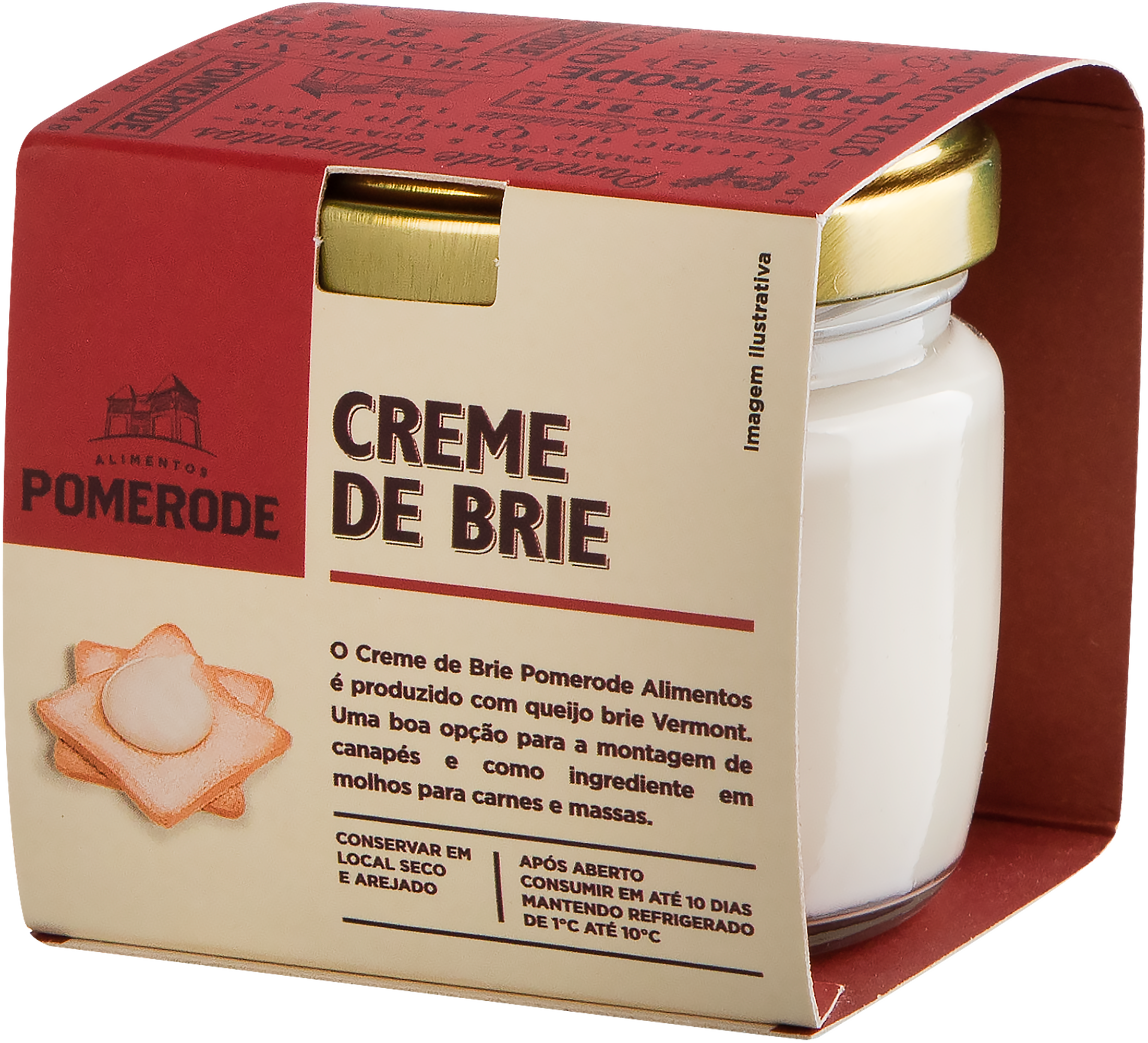Creme de Queijo Tipo Brie Pomerode - 100g 2