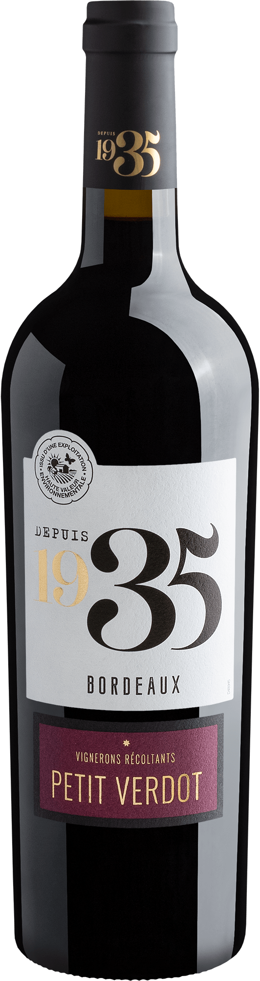 Depuis 1935 Petit Verdot Bordeaux AOC