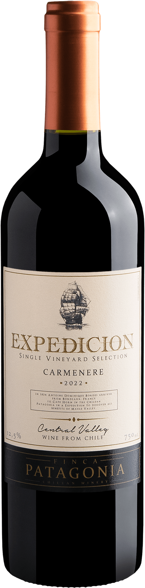 Finca Patagonia Expedicion Single Vineyard Selection Carménère Central Valley D.O. 2022